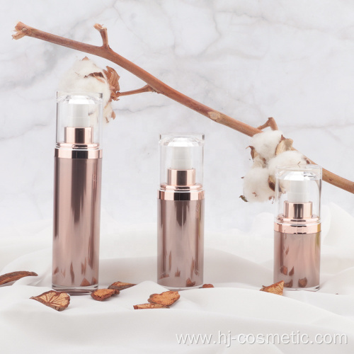 OEM/ODM high grade brown acrylic cosmetic Bottle/jars with good price wholesale